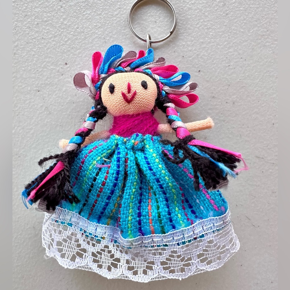 handmade lele doll keychain